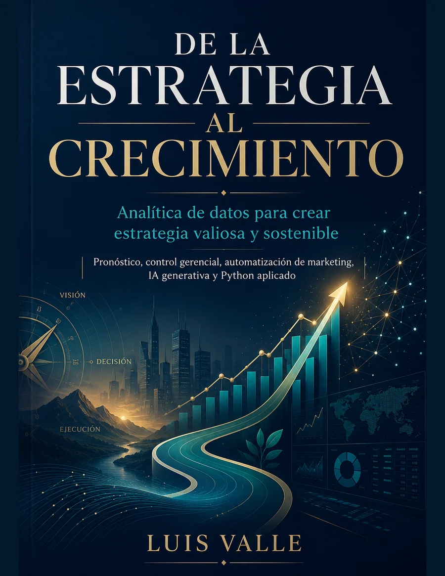 Portada del libro De la estrategia al crecimiento de Luis Valle